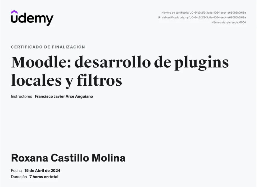 Moodle plugin development course